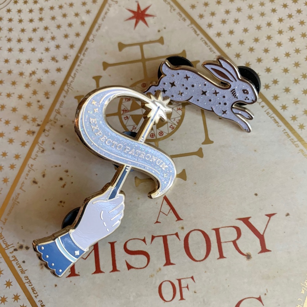 Harry Potter Luna Patronus Hard Enamel Pin Set